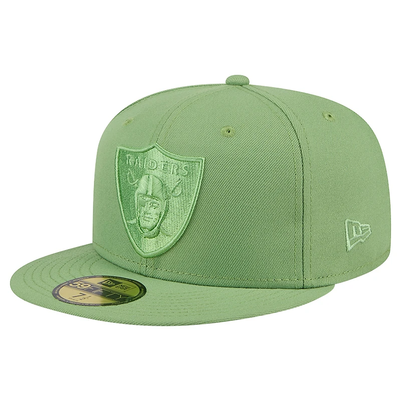 Men's New Era Green Las Vegas Raiders Color Pack 59FIFTY Fitted Hat