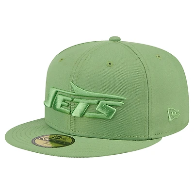 Men's New Era Green New York Jets Color Pack 59FIFTY Fitted Hat