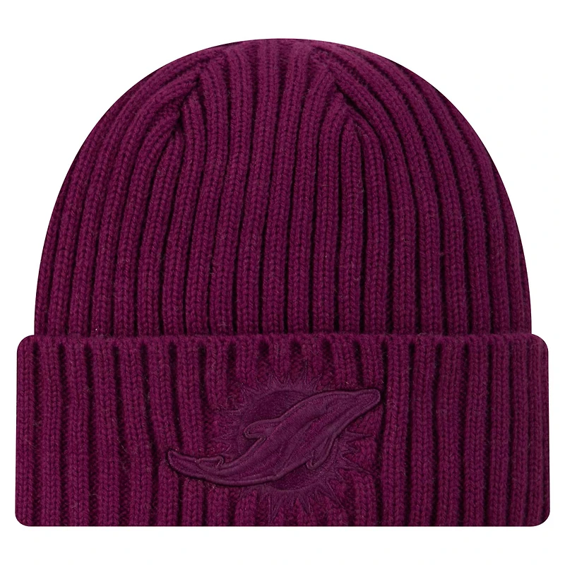 Men's New Era Miami Dolphins Color Pack Cuffed Knit Hat