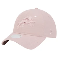 Women's New Era  Light Pink Detroit Lions Main 9TWENTY Adjustable Hat