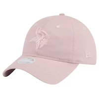 Women's New Era  Light Pink Minnesota Vikings Main 9TWENTY Adjustable Hat