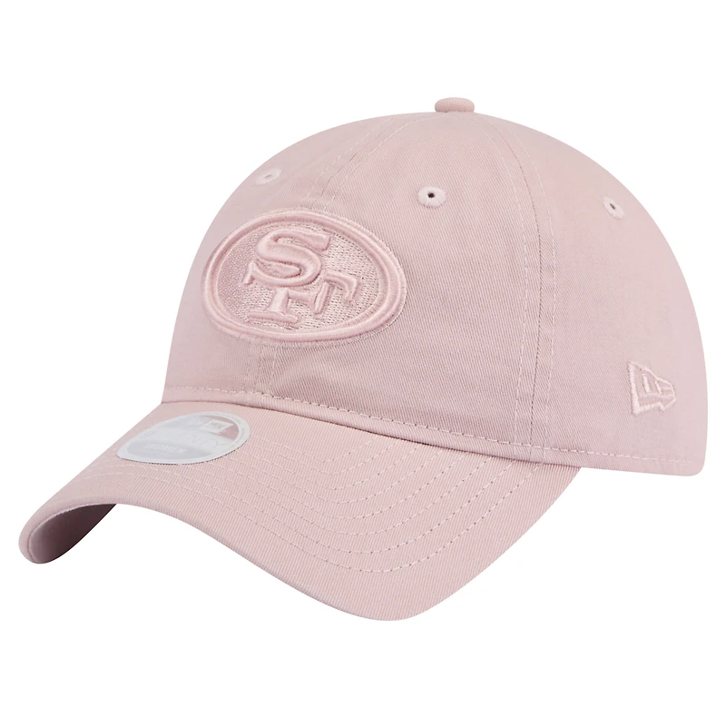 Women's New Era  Light Pink San Francisco 49ers Main 9TWENTY Adjustable Hat