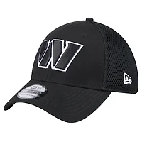 Men's New Era Black Washington Commanders Main Neo 39THIRTY Flex Hat