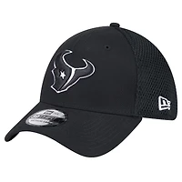 Men's New Era Black Houston Texans Main Neo 39THIRTY Flex Hat