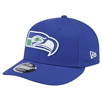Men's New Era Royal Seattle Seahawks  Main Low Profile 9FIFTY Snapback Hat