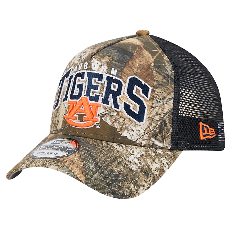 Men's New Era Camo/Navy Auburn Tigers 9FORTY A-Frame Adjustable Hat