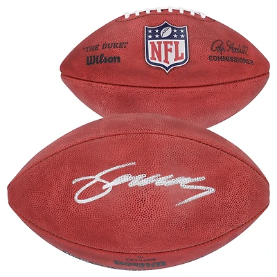 Zay Flowers Baltimore Ravens Autographed Duke Full Color Football