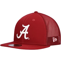 Men's New Era Crimson Alabama Crimson Tide 9FIFTY Trucker Snapback Hat
