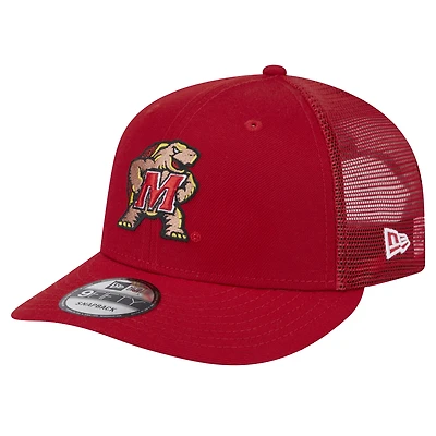 Men's New Era Red Maryland Terrapins Trucker 9FIFTY Snapback Hat