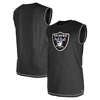 Men's New Era Black Las Vegas Raiders Tank Top