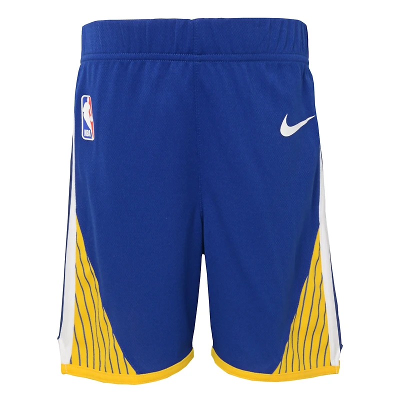 Preschool Nike Royal Golden State Warriors Icon Replica Shorts