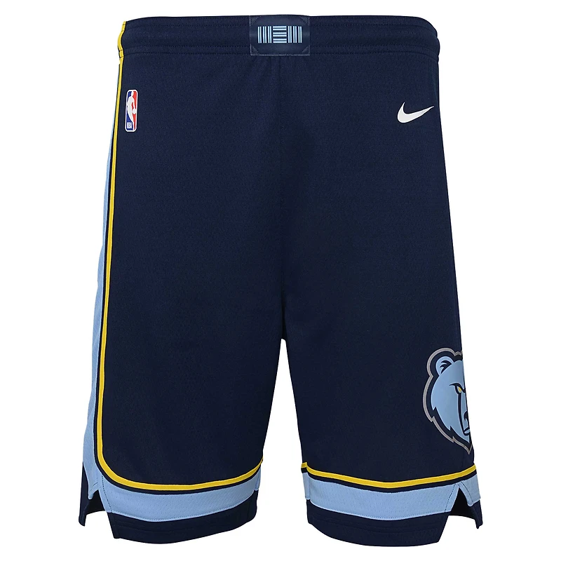Youth Nike Navy Memphis Grizzlies Swingman Performance Shorts – Icon Edition