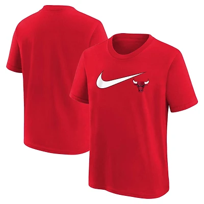 Youth Nike Red Chicago Bulls Swoosh T-Shirt