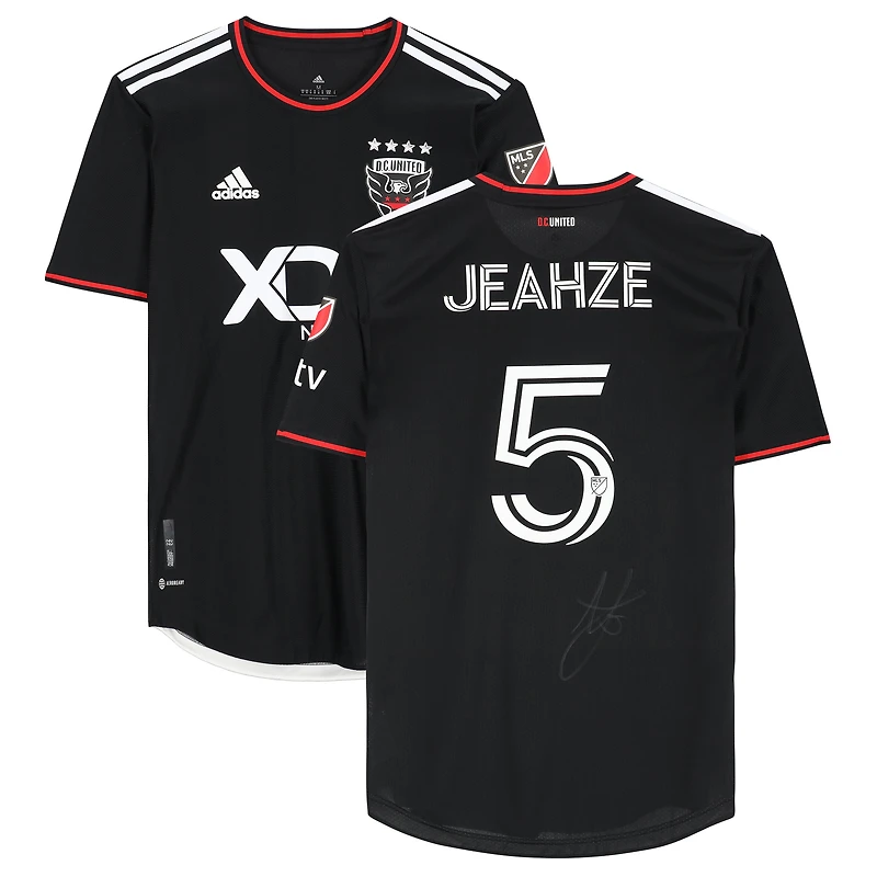 Mohanad Jeahze D.C. United Autographed Match-Used #5 Black Jersey from the 2023 MLS Season
