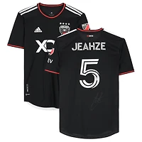 Mohanad Jeahze D.C. United Autographed Match-Used #5 Black Jersey from the 2023 MLS Season