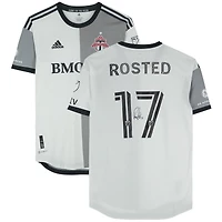 Sigurd Rosted Toronto FC Autographed Match-Used #17 White Jersey from the 2023 MLS Season