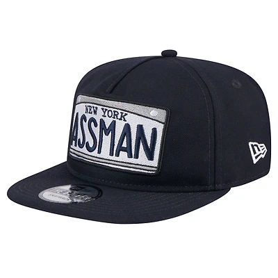 Men's New Era  Navy Seinfeld License Plate Golfer Adjustable Hat