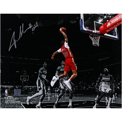 Jordan Hawkins New Orleans Pelicans Autographed 11" x 14" Spotlight Dunking Photograph