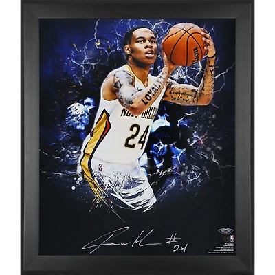 Jordan Hawkins New Orleans Pelicans Autographed Framed 20" x 24" In Focus Photograph