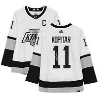 Anze Kopitar Los Angeles Kings Autographed White Alternate adidas Authentic Jersey