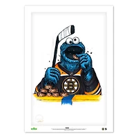 Cookie Monster Boston Bruins 24" x 36" Sesame Street Limited Edition Fine Art Print