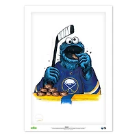 Cookie Monster Buffalo Sabres 24" x 36" Sesame Street Limited Edition Fine Art Print