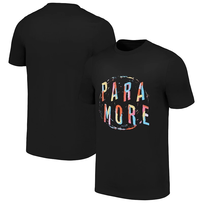 Unisex Black Paramore Spiral T-Shirt