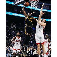 Jonathan Kuminga Golden State Warriors Autographed 16" x 20" Dunk vs. Houston Rockets Photograph