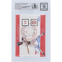 Jim Rice Boston Red Sox Autographed 2002 Fleer Greats of the Game Through the Years Relic #NNO Beckett Fanatics Witnessed Authenticated 10 Card