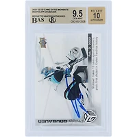 Philipp Grubauer Seattle Kraken Autographed 2021-22 Upper Deck Game Dated Moments #50 #/499 Beckett Fanatics Witnessed Authenticated /10 Card