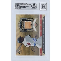Jim Rice Boston Red Sox Autographed 2006 Upper Deck SP Legendary Cuts Baseball Chronology Relic #BC-RI Beckett Fanatics Witnessed Authenticated 10 Card