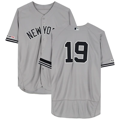 Masahiro Tanaka New York Yankees Game-Used #19 Gray Jersey vs. Arizona Diamondbacks on May 1, 2019