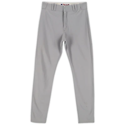 Jorge Posada New York Yankees Player-Issued Gray Pants from the 2010 MLB Season