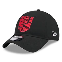 Men's New Era Black New York Red Bulls 2024 Jersey Hook 9TWENTY Adjustable Hat
