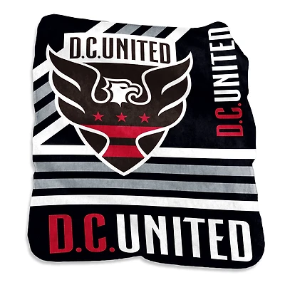 D.C. United 50'' x 60'' Plush Raschel Throw