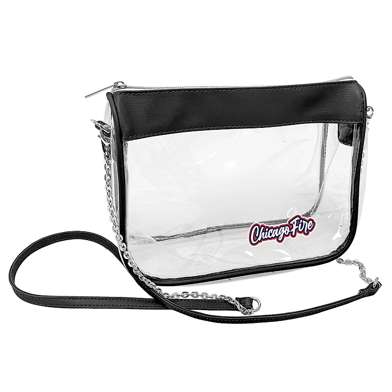 Chicago Fire Hype Crossbody Clear Bag
