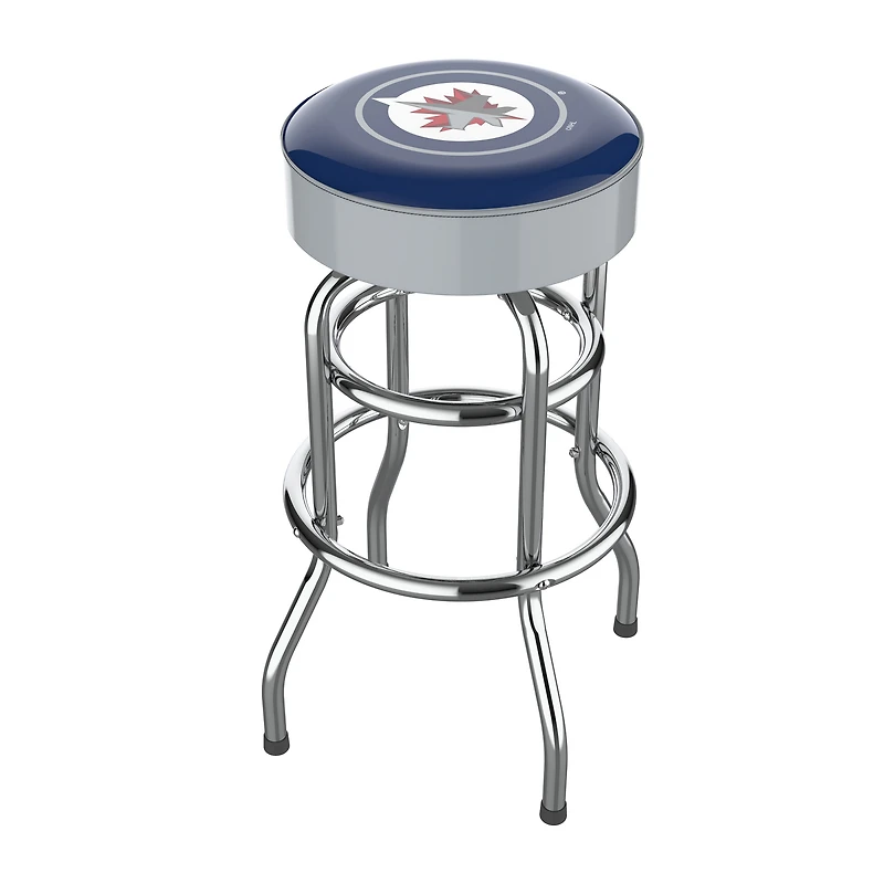 Imperial Winnipeg Jets Chrome Bar Stool
