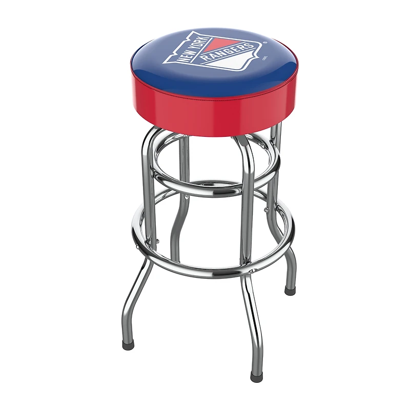 Imperial New York Rangers Chrome Bar Stool