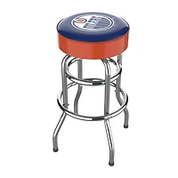 Imperial Edmonton Oilers Chrome Bar Stool