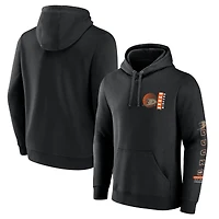 Men's Fanatics Black Anaheim Ducks Revolution Pullover Hoodie