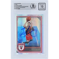 Zach LaVine Chicago Bulls Autographed 2019-20 Panini Hoops Silver #74 #84/199 Beckett Fanatics Witnessed Authenticated 10 Card