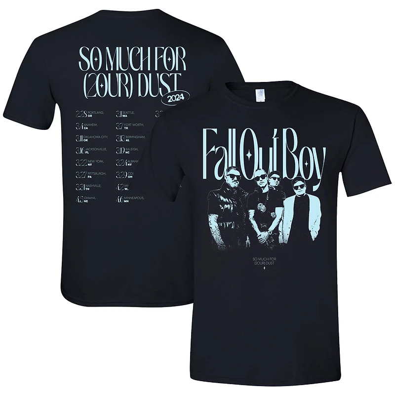 Unisex Black Fall Out Boy So Much For (2our) Dust T-Shirt