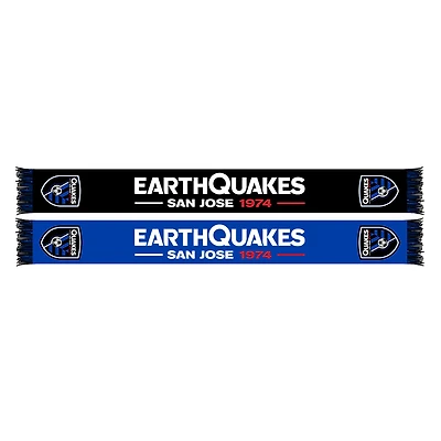 San Jose Earthquakes Two-Tone Scarf