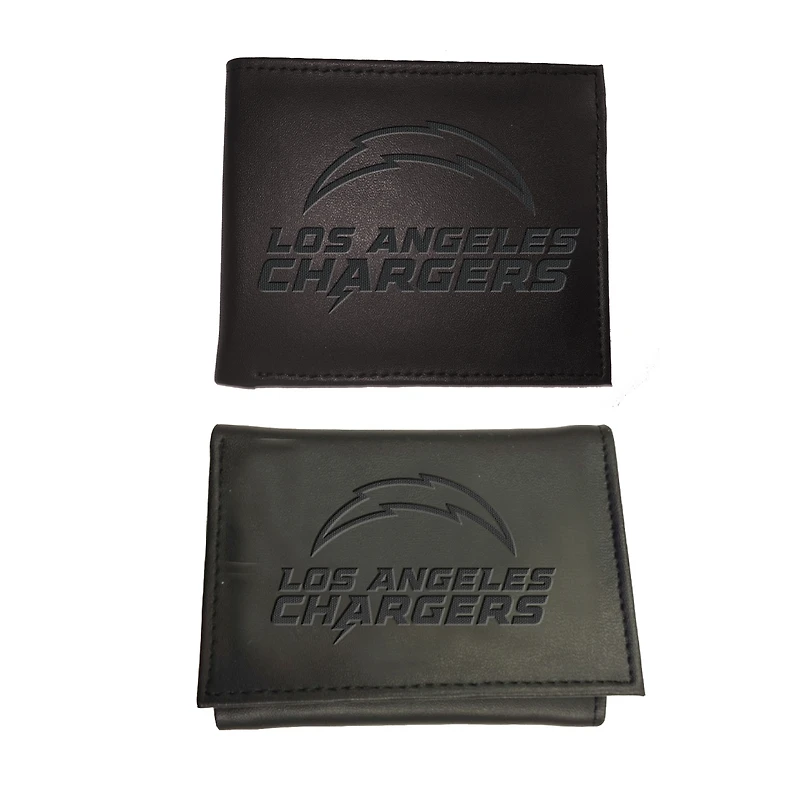 Los Angeles Chargers Bifold & Trifold Wallet Two-Piece Set