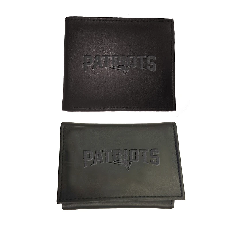 New England Patriots Bifold & Trifold Wallet Two-Piece Set