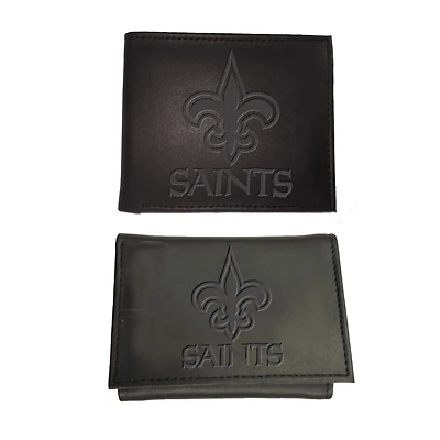 New Orleans Saints Bifold & Trifold Wallet Two-Piece Set