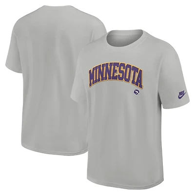 Men's Nike Gray Minnesota Vikings Rewind Statement Max90 T-Shirt