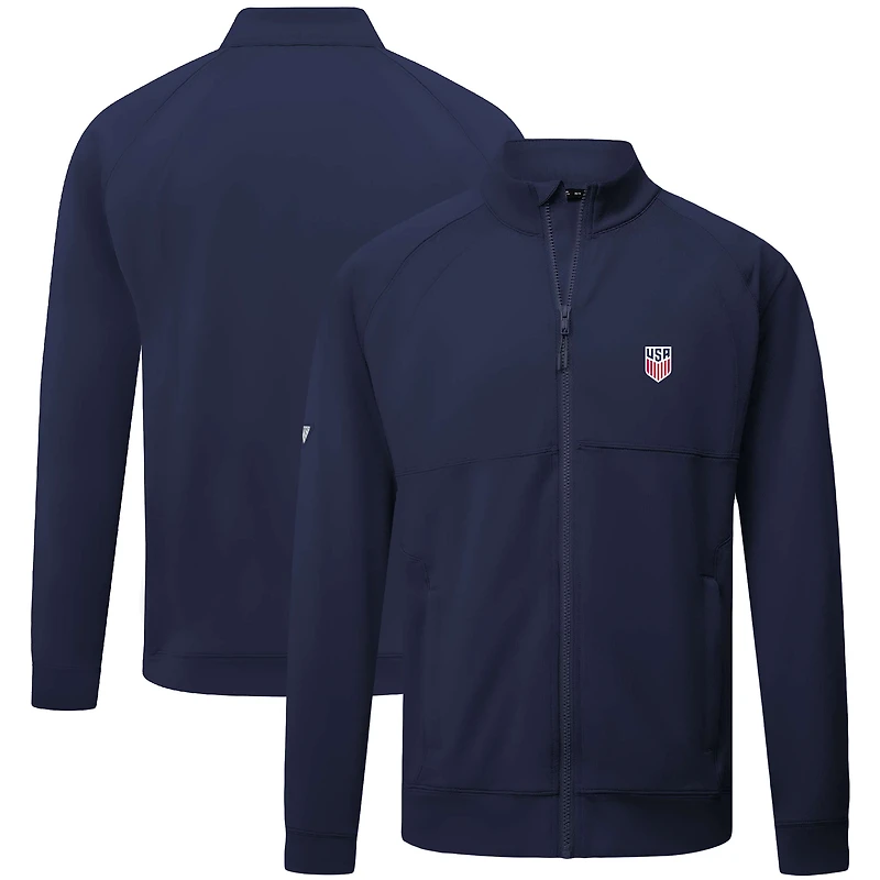 Men's Levelwear Navy USMNT Form Full-Zip Jacket
