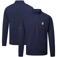 Men's Levelwear Navy USMNT Form Full-Zip Jacket