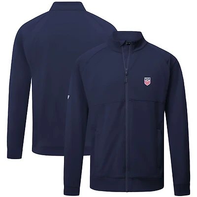 Men's Levelwear Navy USMNT Form Full-Zip Jacket